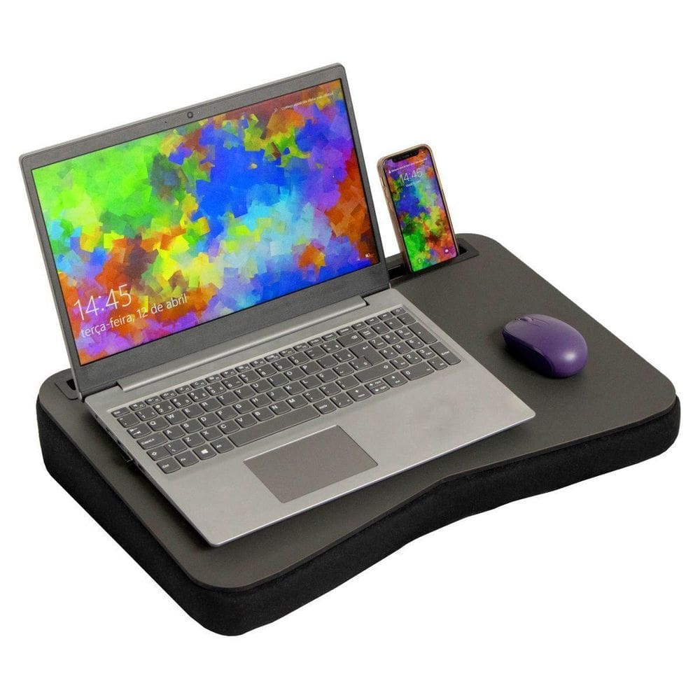 Suporte Para Notebook Tablet E Celular Com Base Em Espuma