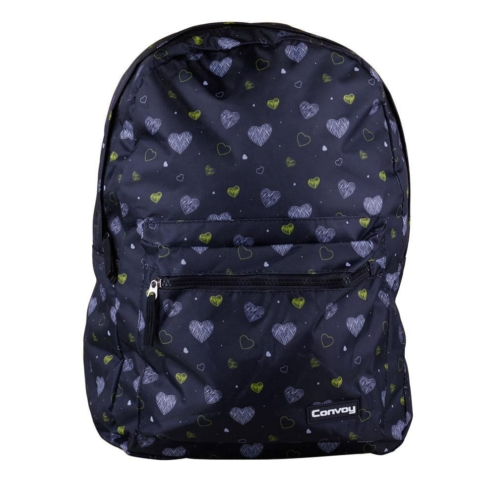 Mochila Escolar Corações Yins