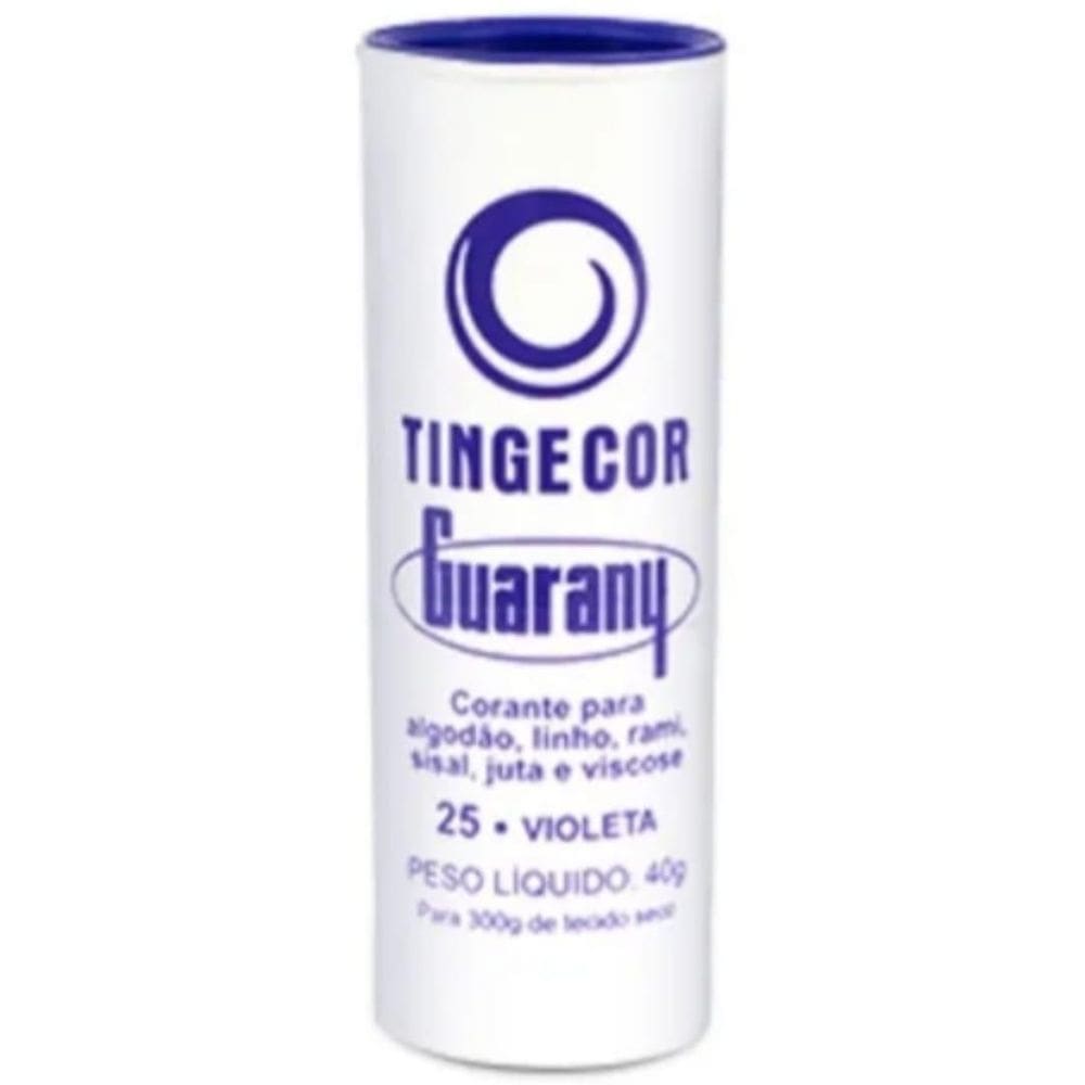 Tinta Para Tecido Corante Tingecor Guarany Tintol Violeta