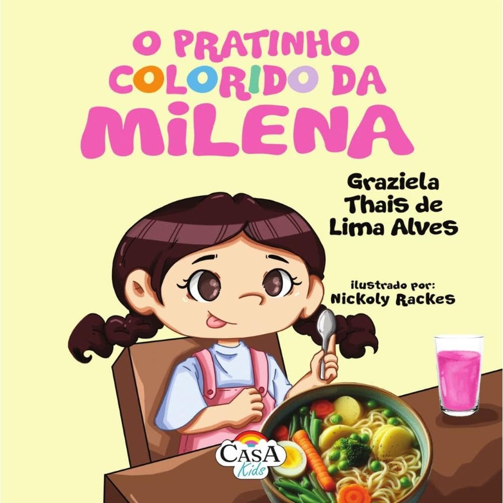 O pratinho colorido da Milena