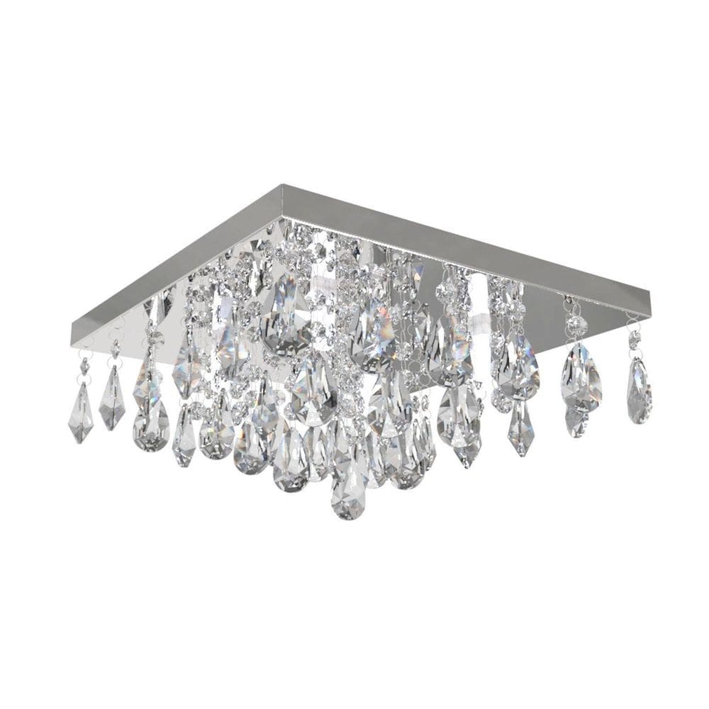 Lustre De Cristal 32Cm De Estar Mesa Jantar