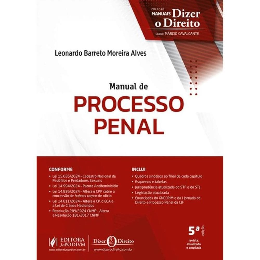 Manual De Processo Penal - 2025