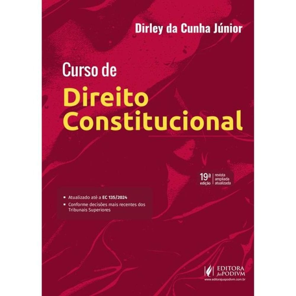 Curso De Direito Constitucional - 2025