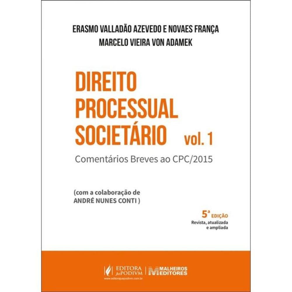 Direito Processual Societário - 2025 - Vol. 1