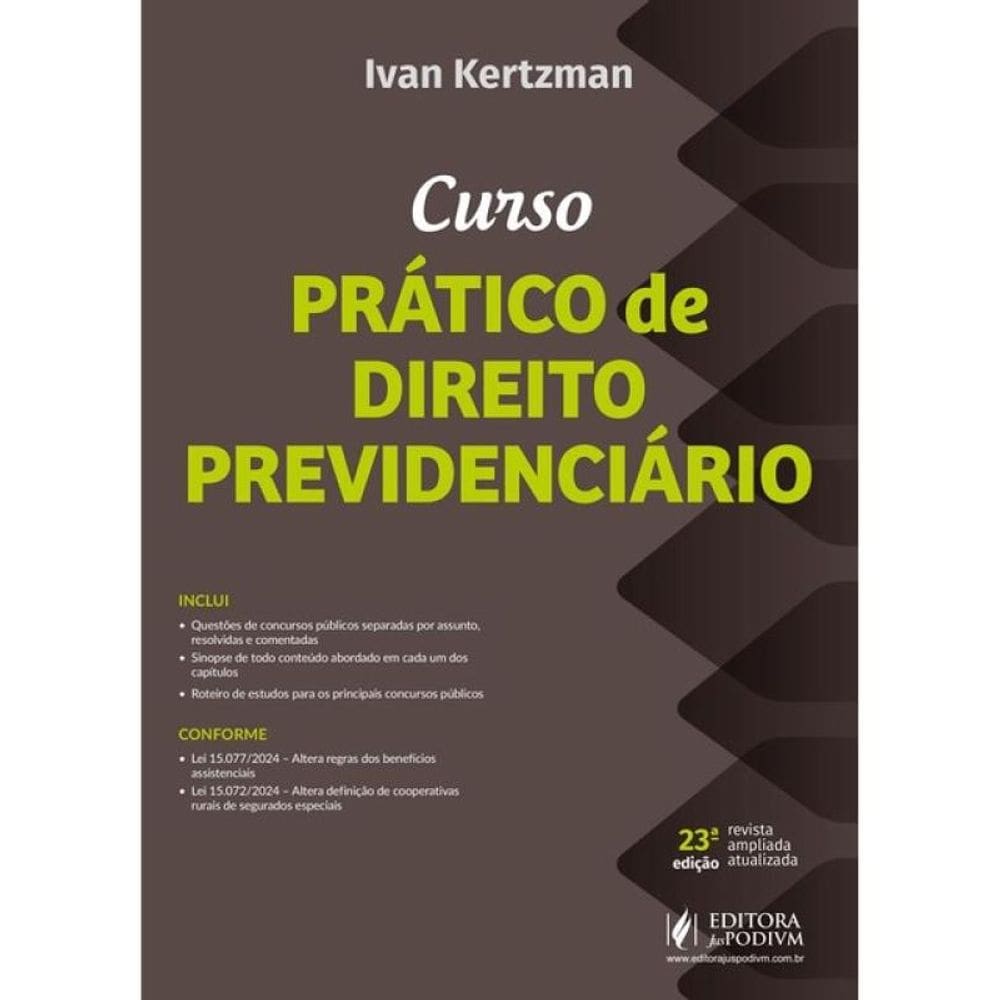 Curso Prático De Direito Previdenciário - 2025