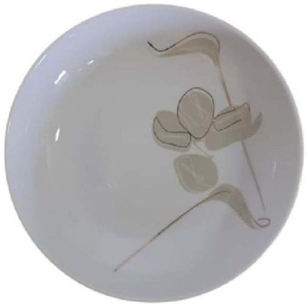 Conjunto 3 Pratos Sopa Consomê Porcelana Italiana Bugatti