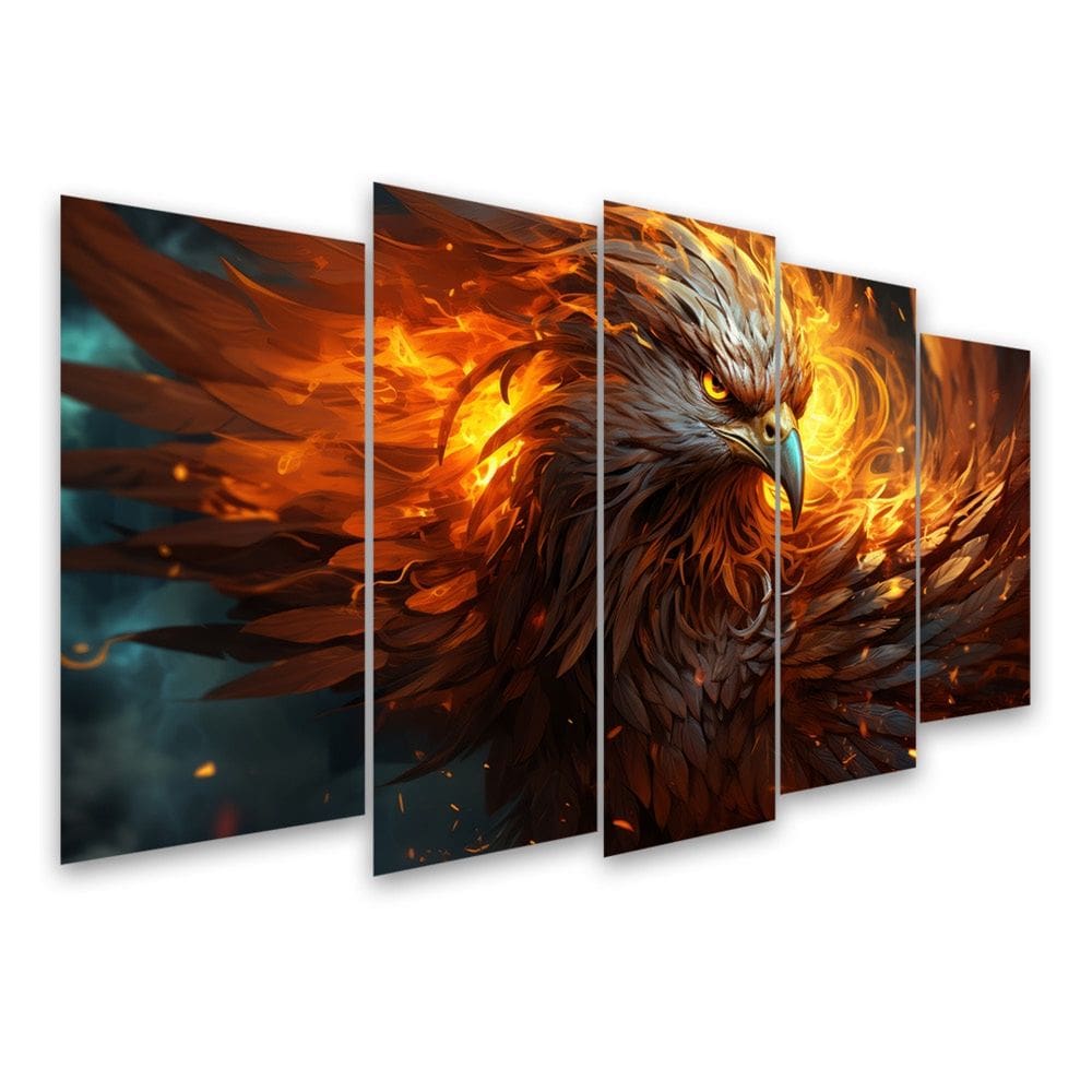 Kit Quadro Decorativo Animais Para Sala de Estar 73x39cm A49 - Pallazio