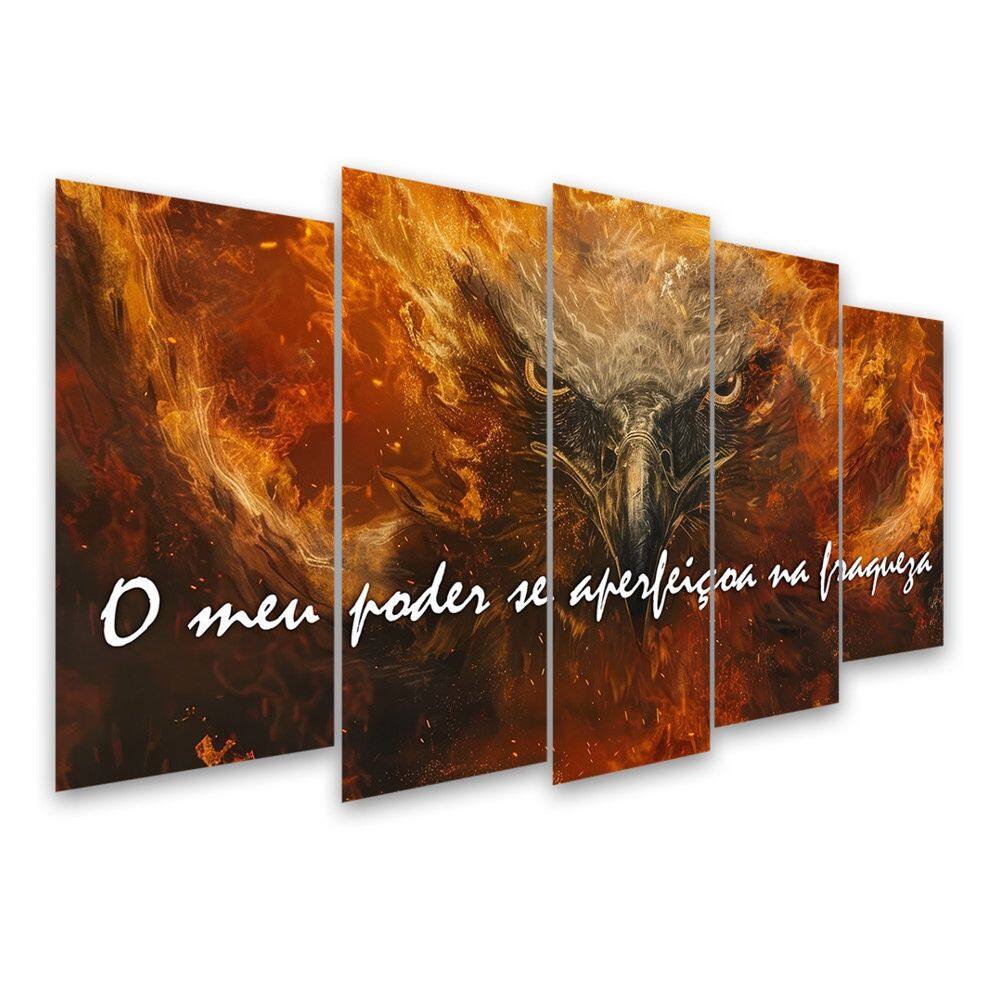 Kit Quadro Decorativo Animais Para Sala de Estar 108x60cm A127 - Pallazio