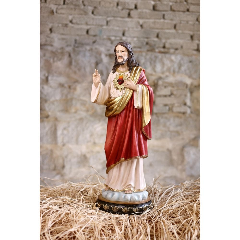 Statue Hi-Line Gift Ltd. Sagrado Coração de Jesus 24 cm Poliresina