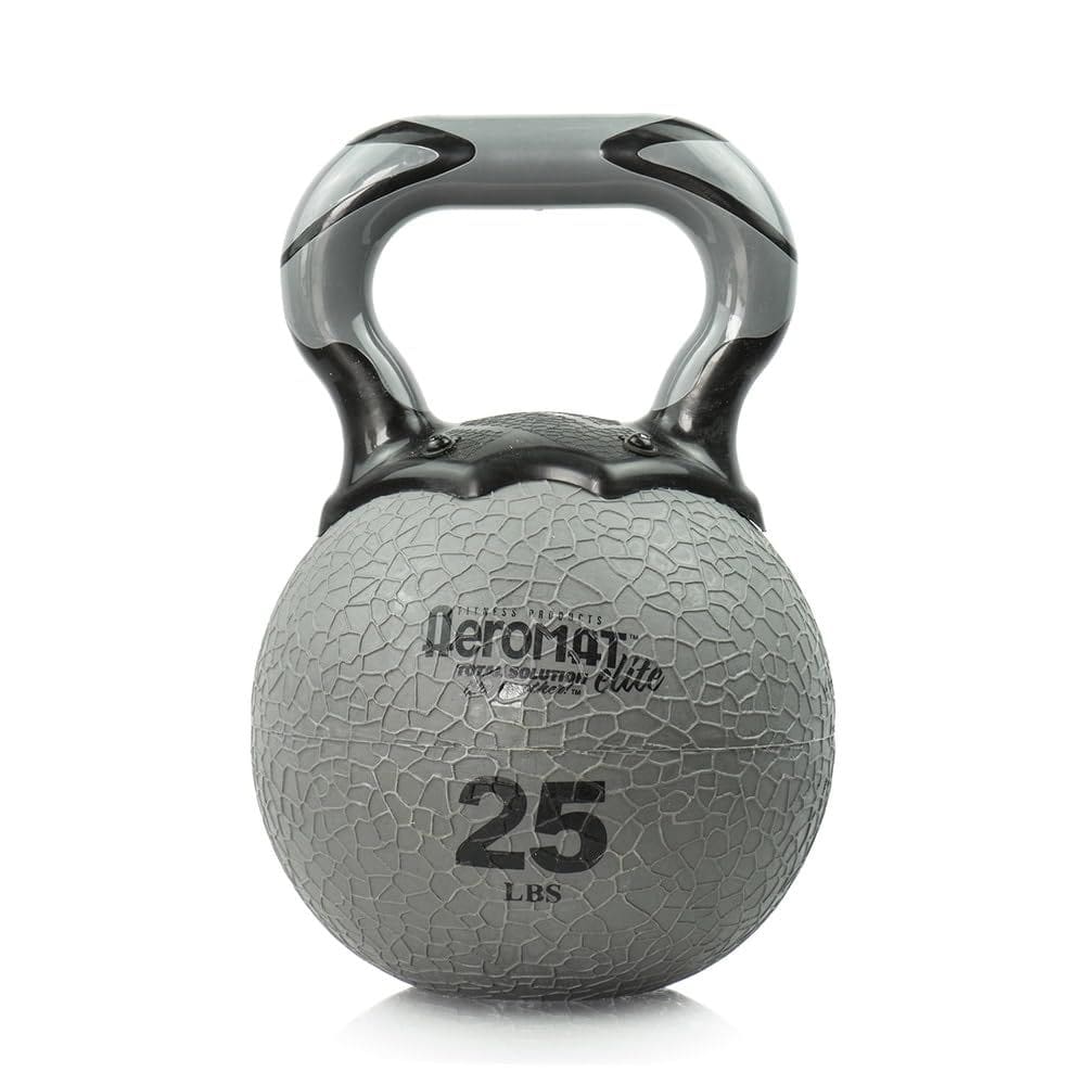 Bola medicinal Kettlebell AGM Aeromat Elite Grey 2,7 kg