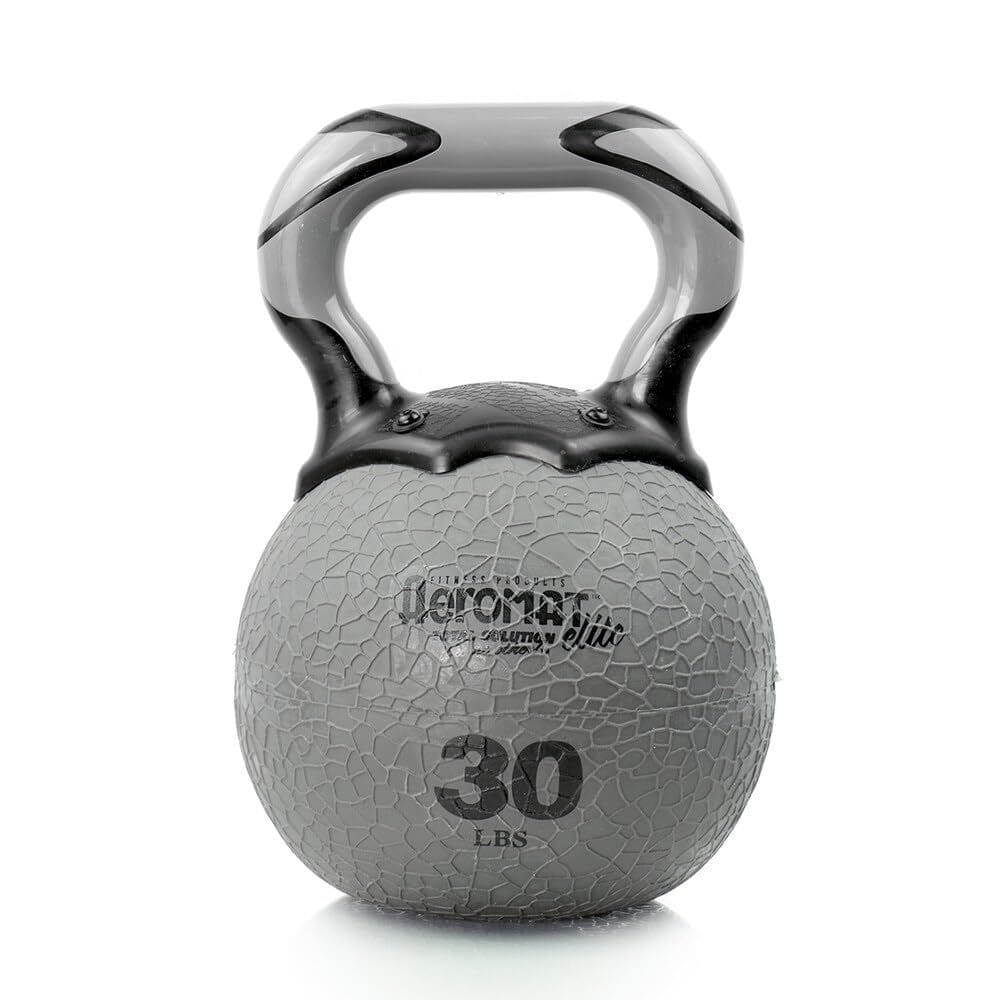 Bola medicinal Kettlebell AGM Aeromat Elite Grey 13,6 kg