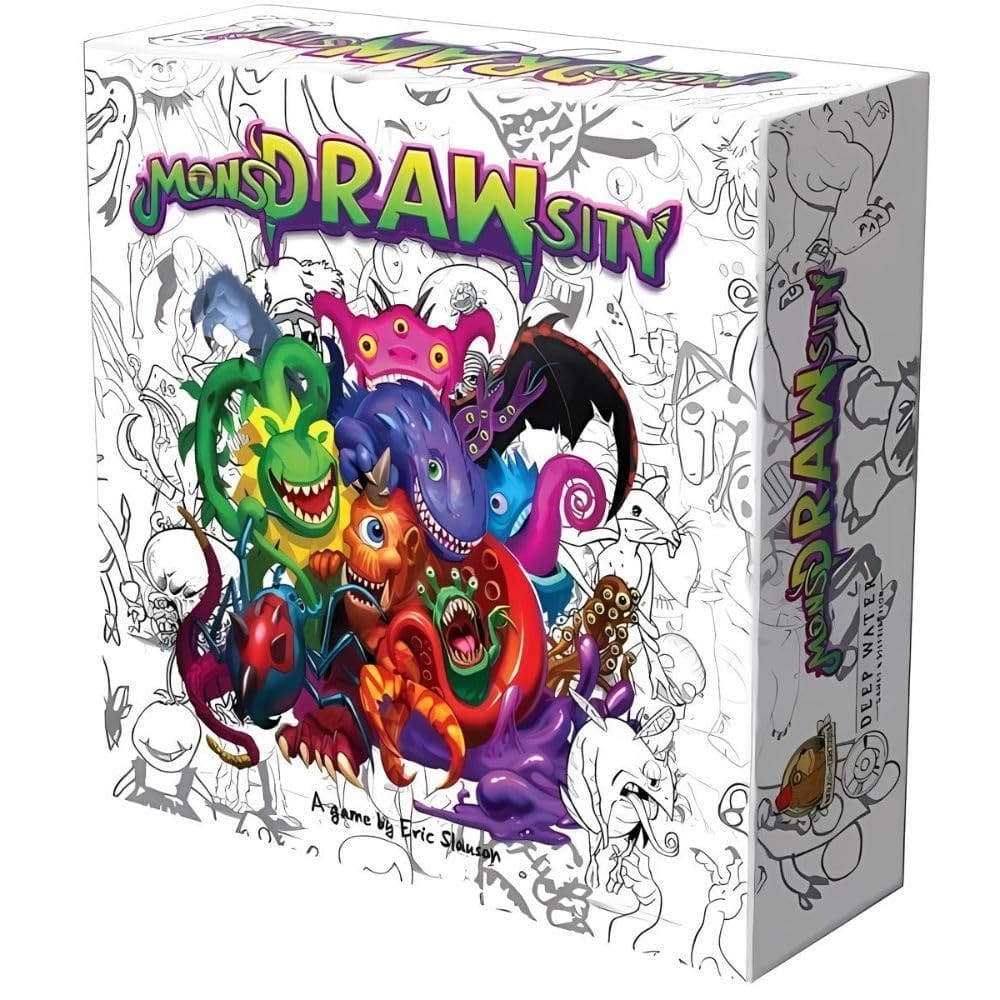 Jogo de festa de desenho Deep Water Games MonsdrawSity 8+ Years