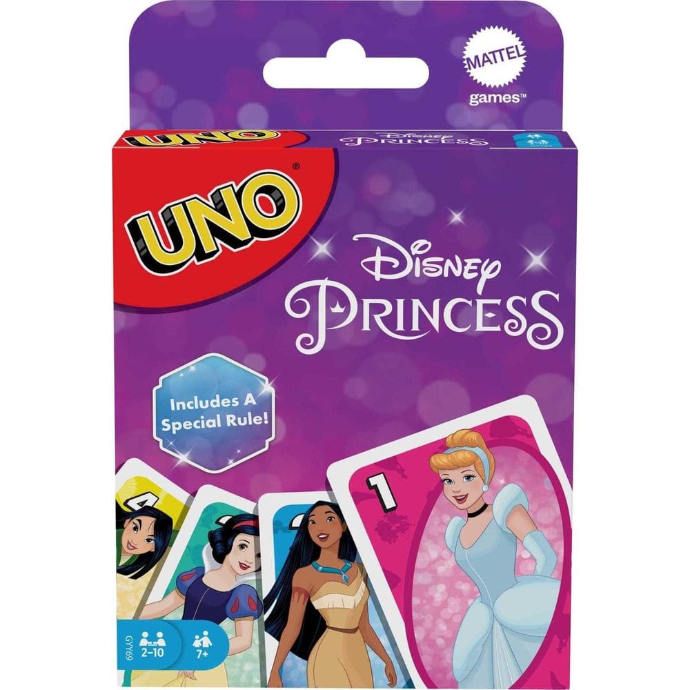 Jogo de cartas Mattel Games UNO Disney Princesses Kids 7+ Years