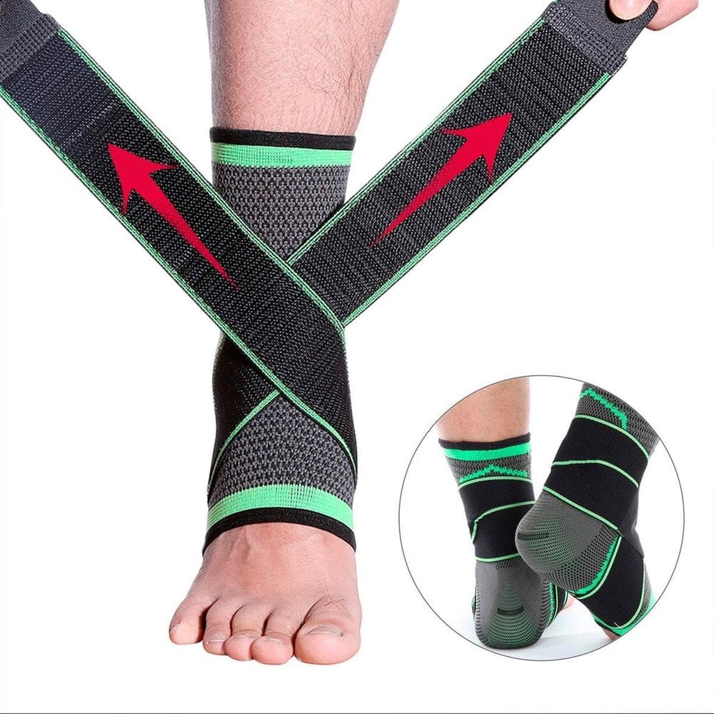 Tornozeleira Fitness Compressão Confortável Exercícios