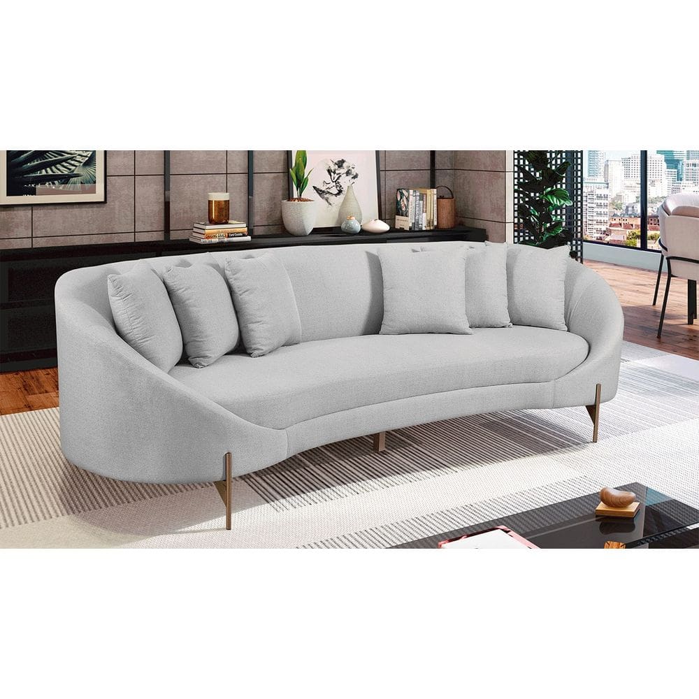 Sofa Oásis - Linho Cinza Claro - Estofart