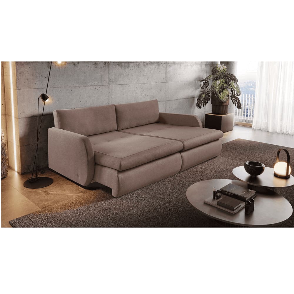 Sofá Retrátil Sem Caixa/ Cama Sunset Alto Padrão 2 Metros - Estofart