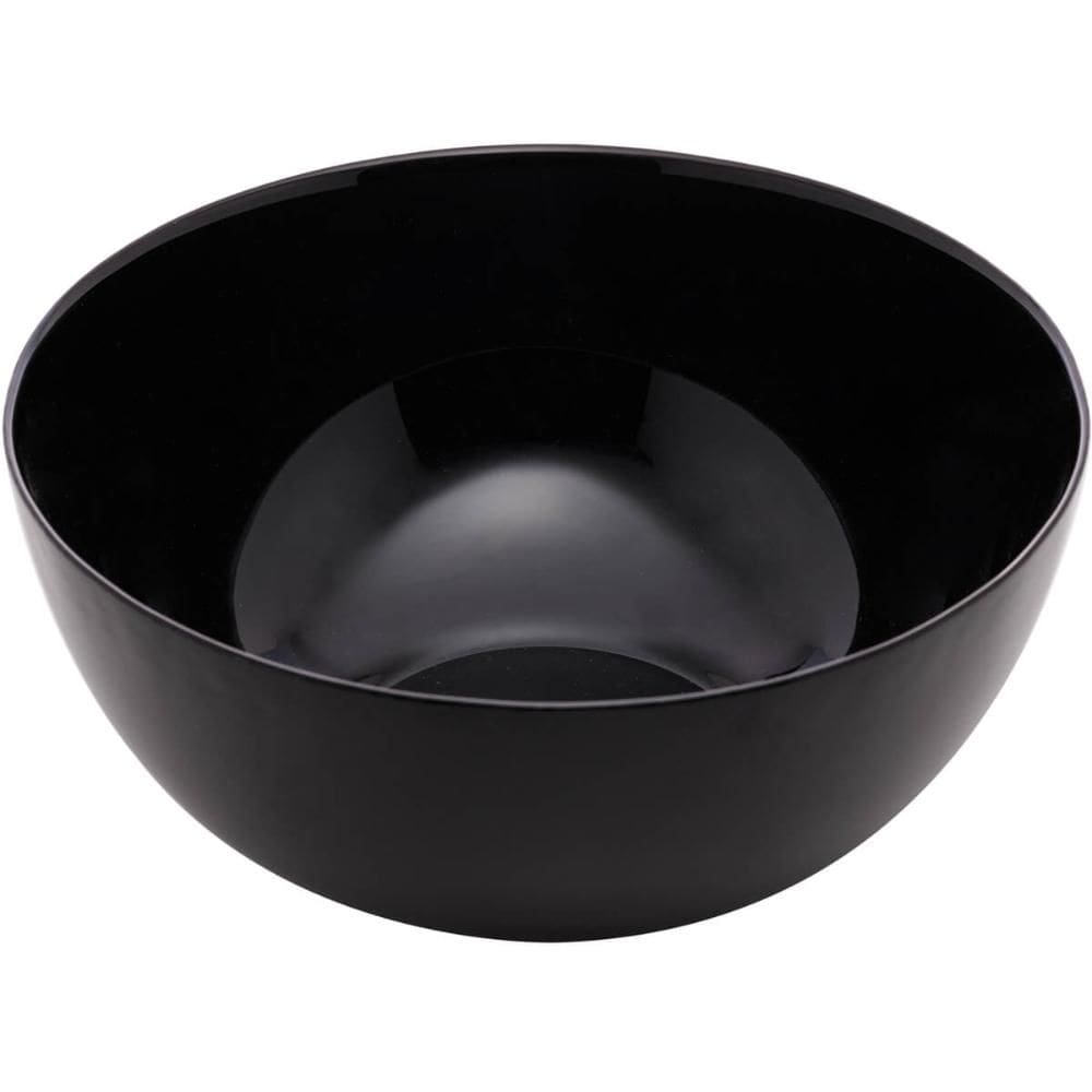 Bowl De Vidro 1,8l Tigela Cumbuca Lyor Saladeira Diwali Black Opalino 21cm