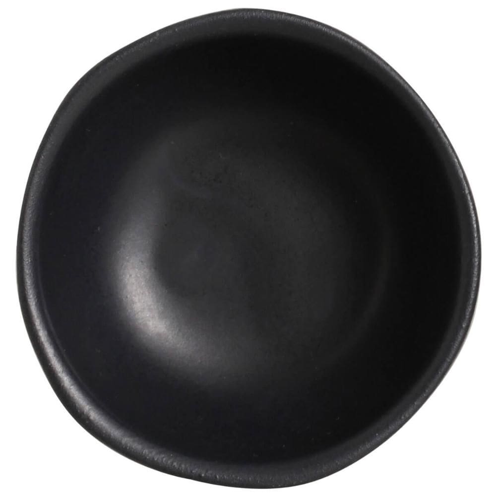 Ramequim 70ml Cerâmica Orgânico Preto Matte 9x3cm Molhos Petiscos Porto Brasil