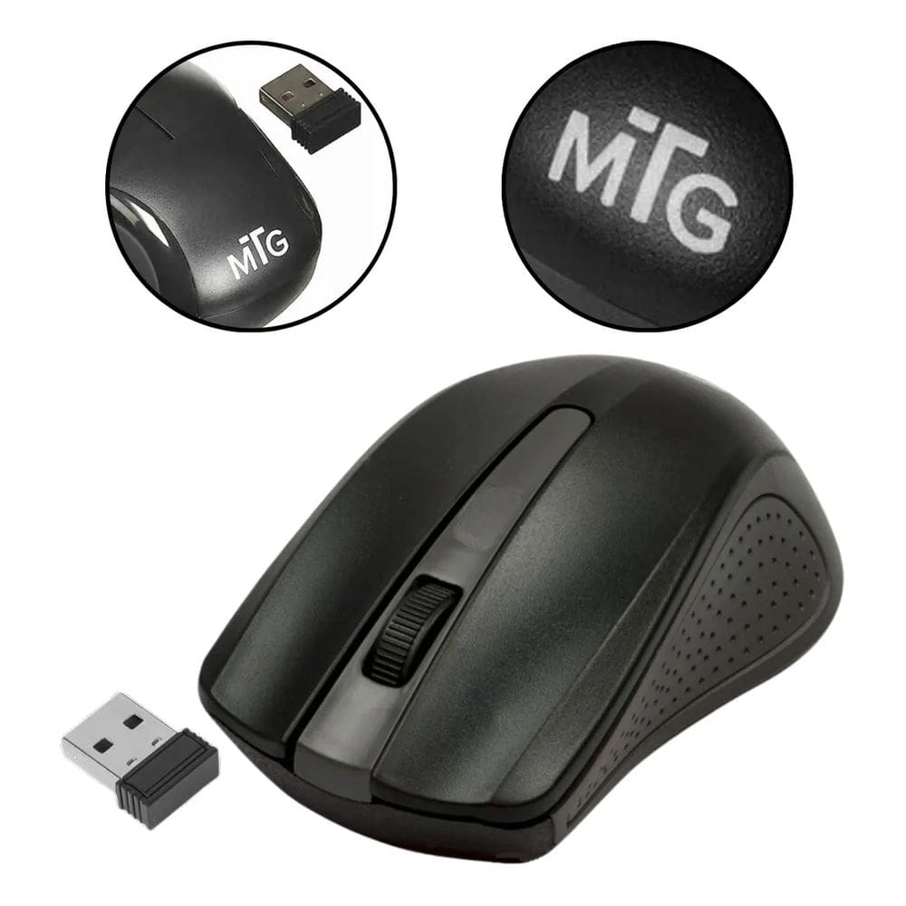 Mouse Ergonômico MTG Targus W839 Sem Fio Preto Usb