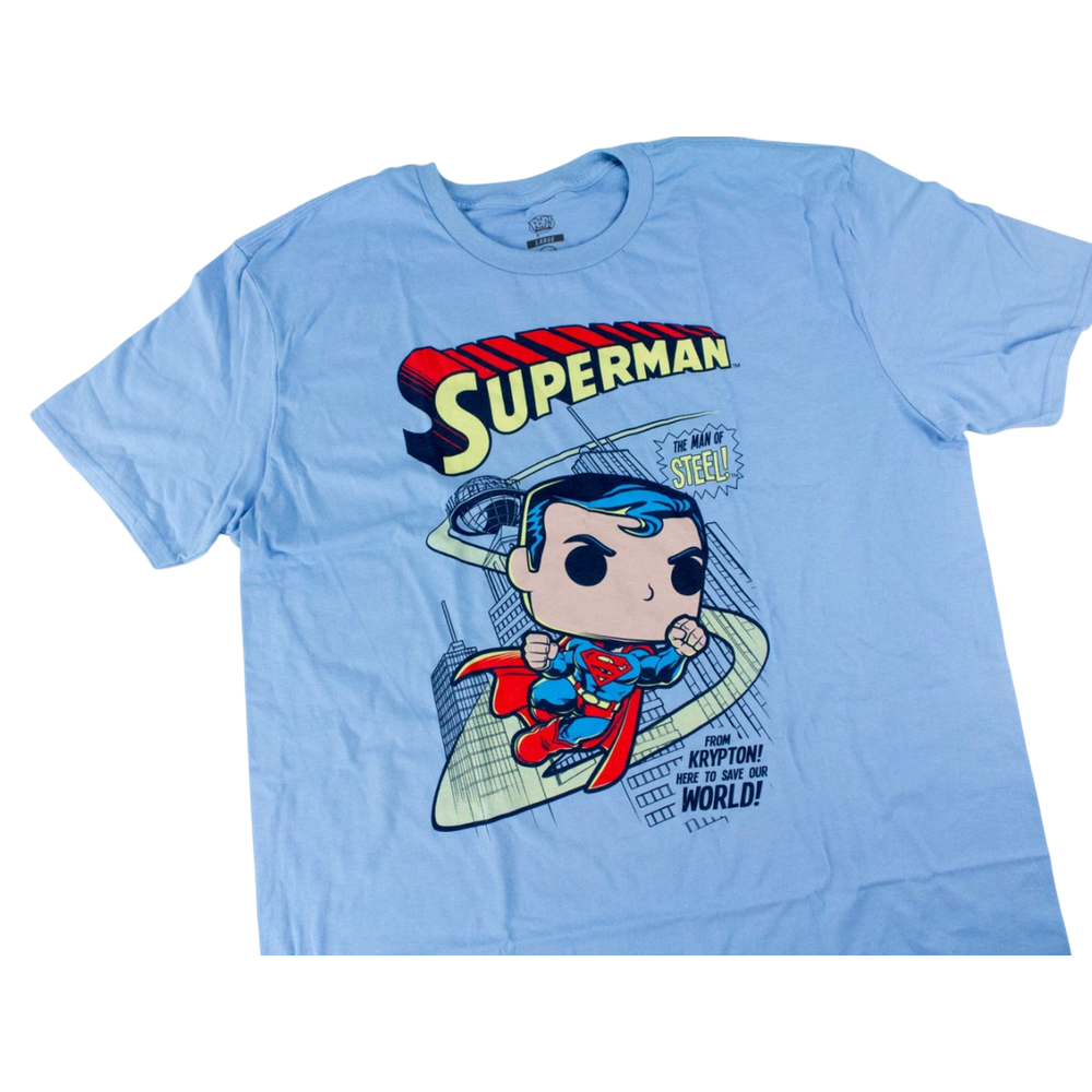 Camiseta Superman Krypton Funko Pop Unissex Algodao