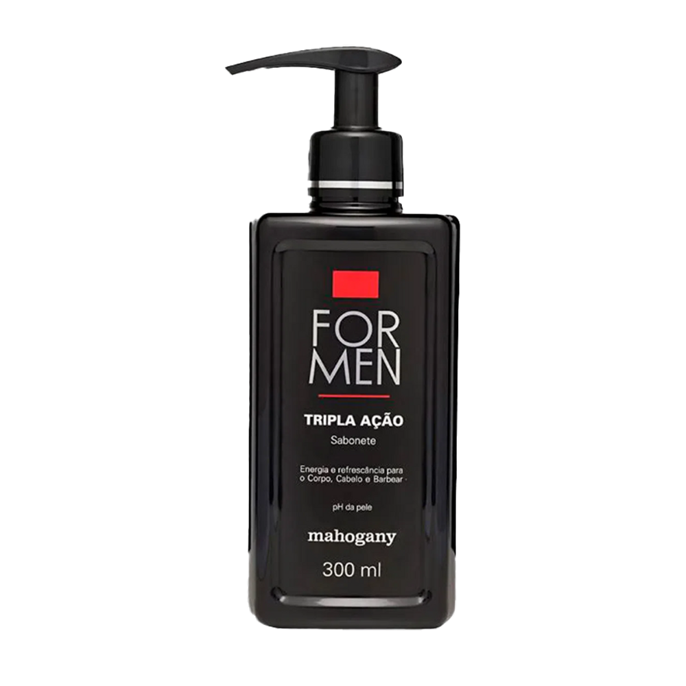 Sabonete For Men Tripla Ação Mahogany 300ml