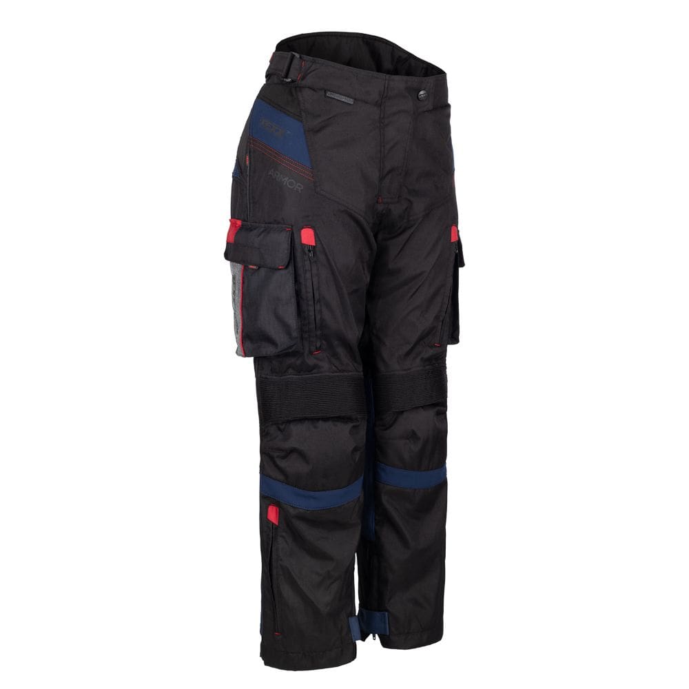 Calca Texx Armor Ld Fem Pret Azul Verm Cinz S