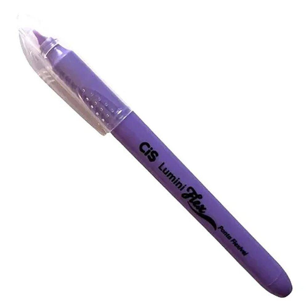 Marca Texto  Lumini Flex -Lilás Pastel- Cis