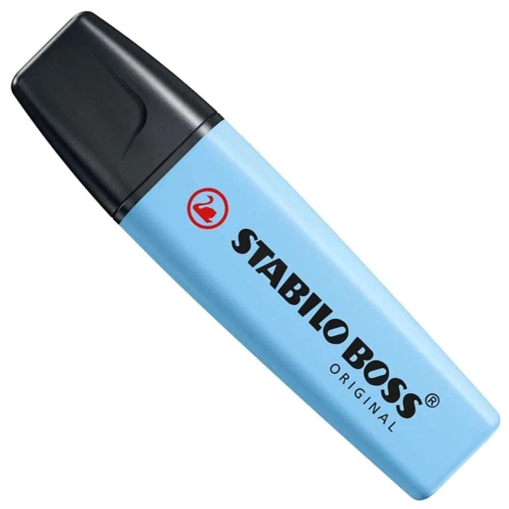 Marca Texto Boss Tom Pastel Neon Azul Névoa - Stabilo