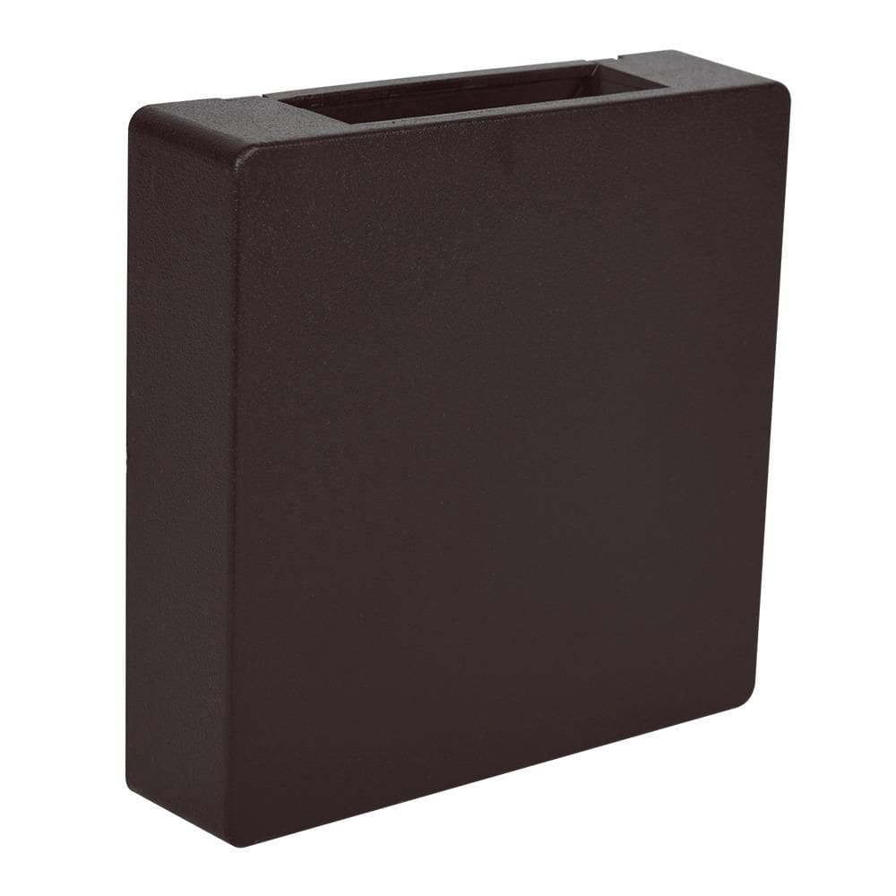 Arandela Led 3W 3.000K Clean Quadrado Marrom - Blumenau