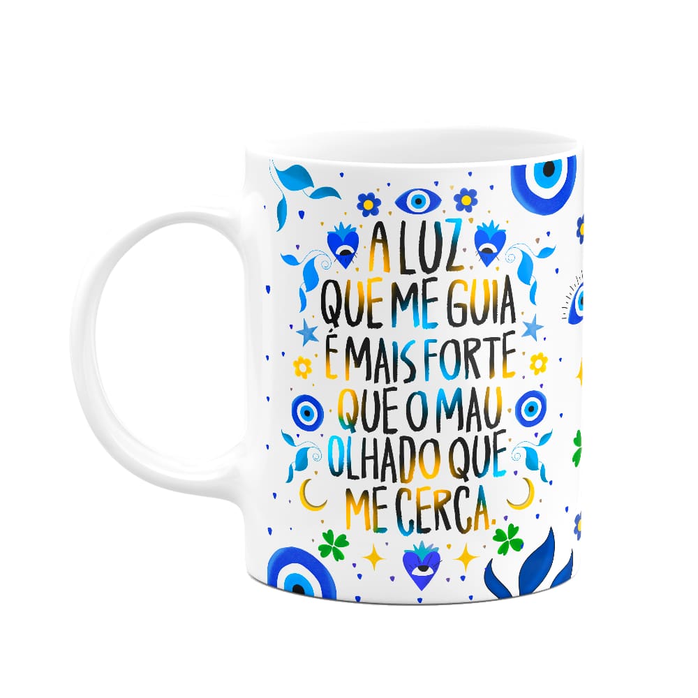 Caneca Proteção Olho grego - A luz que me guia