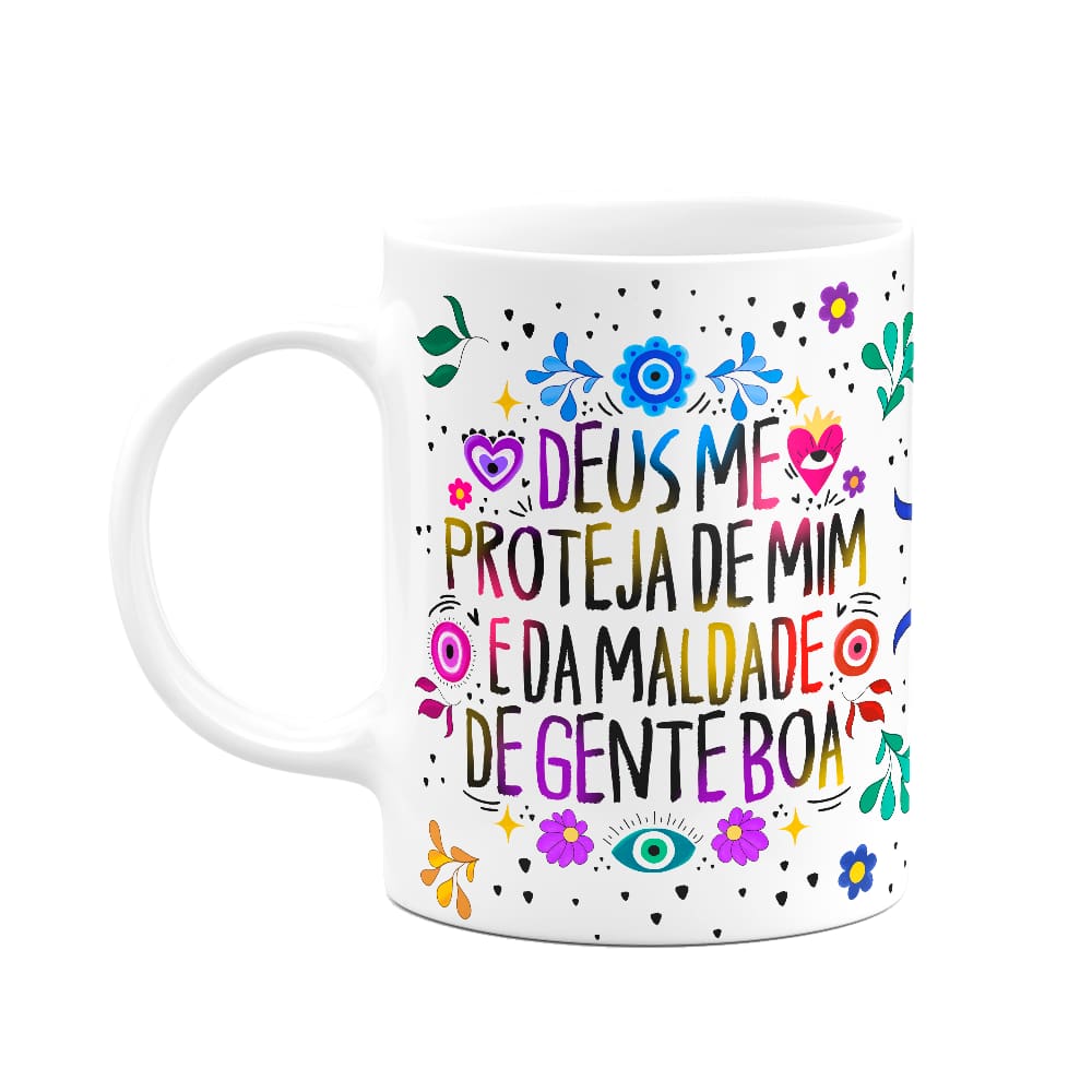 Caneca Proteção - Deus me proteja de mim