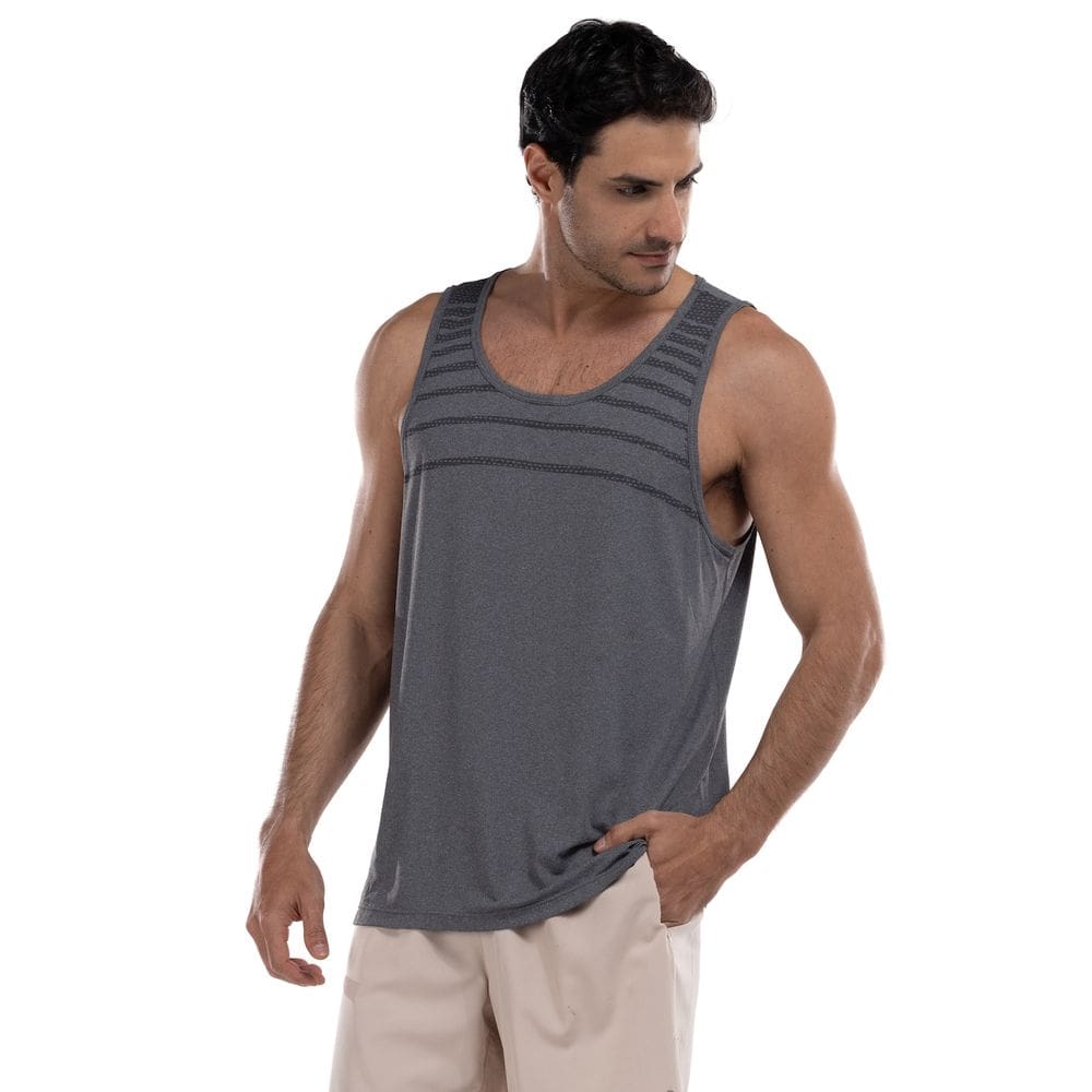 Camiseta Regata Masculina Oxer Crepe Estampada