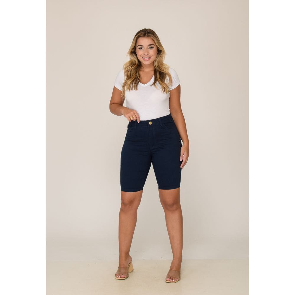 Bermuda Feminina 7883 Azul Marinho