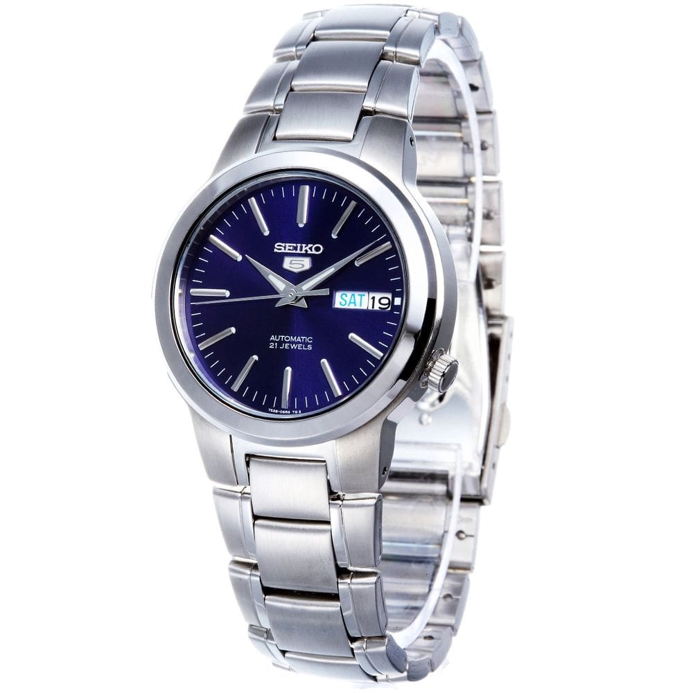 Relógio Seiko 5 Series SNKA05K1 para homens em aço inoxidável