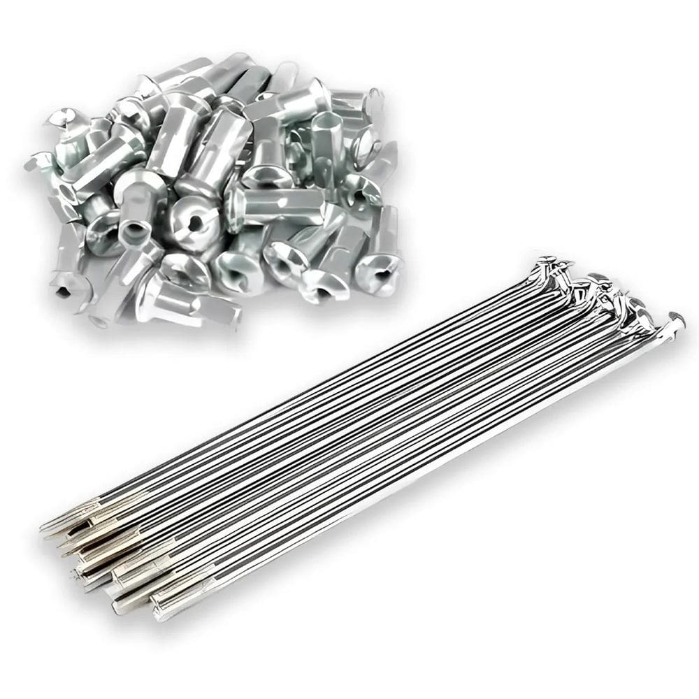 Jogo Raio Traseiro Roda Titan 125 1995 Á 1999 Cg125  1983 Á 1988 Today 125 1992 Á 1994 4Mm Cromado