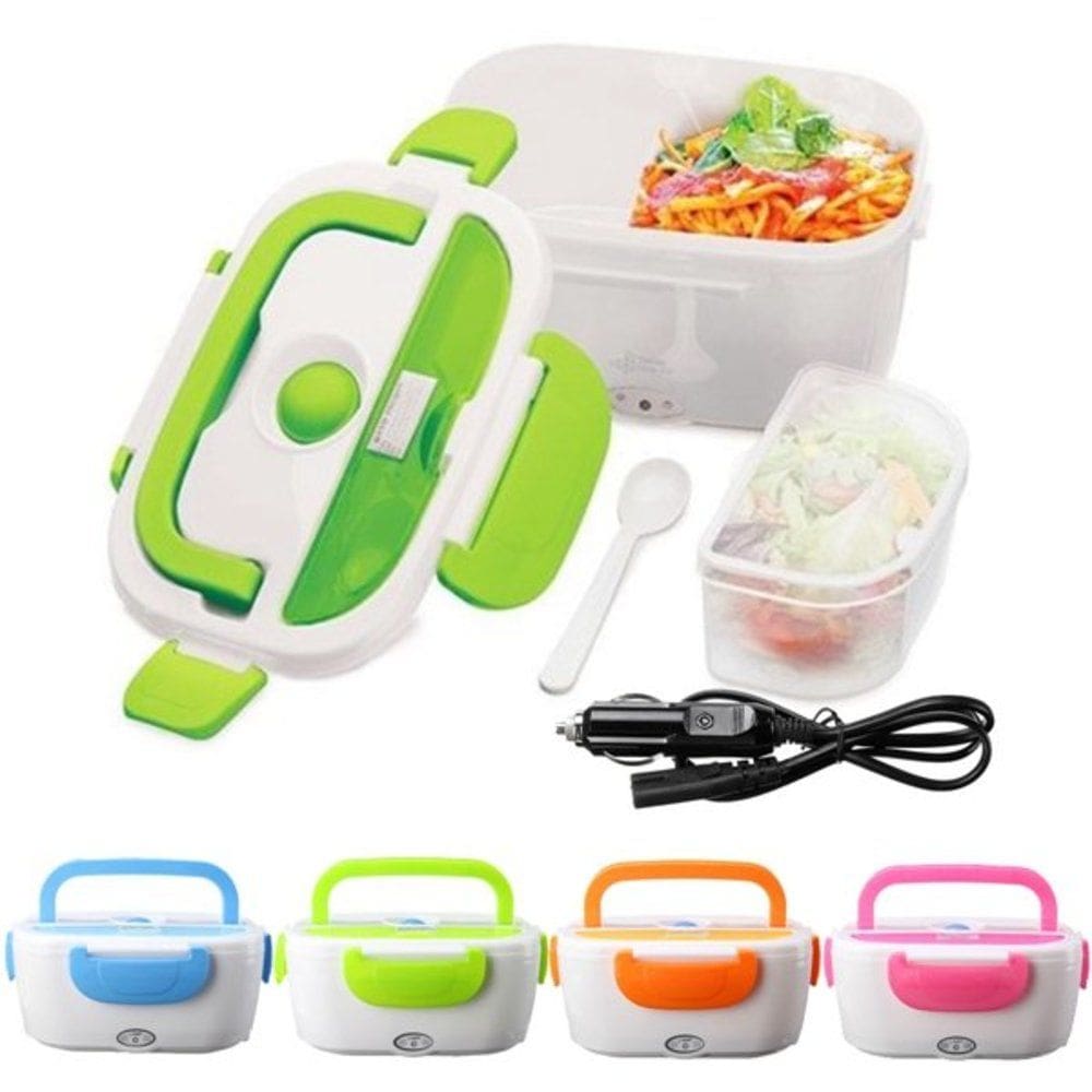 Marmita Elétrica 12V para Carro com Divisórias - Lunch Box