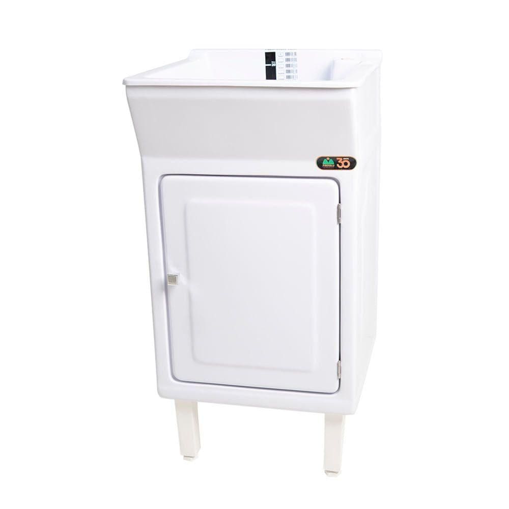Tanque De Lavar Roupa Fiberblu Viena 20l Branco