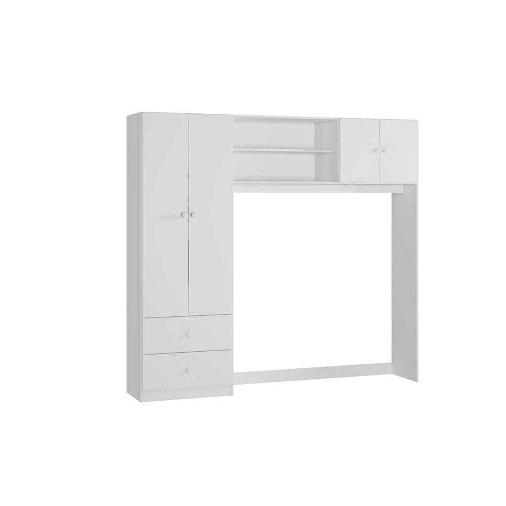 Guarda Roupa Conjugado Ternura Quarto Infantil Com 4 Portas