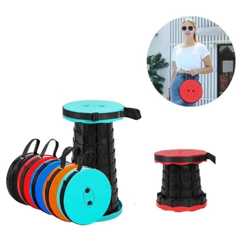 Cadeira De Pesca Dobrável Com Bolsa, Banco Com Alça, Banqueta Telescópica, Praia, Show, Fila, Acampamento Retrátil Cor:v