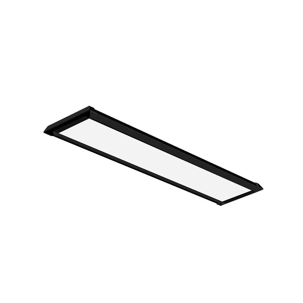 Luminária Taschibra Sobrepor 20W Tl Slim 10 Preta 3000K