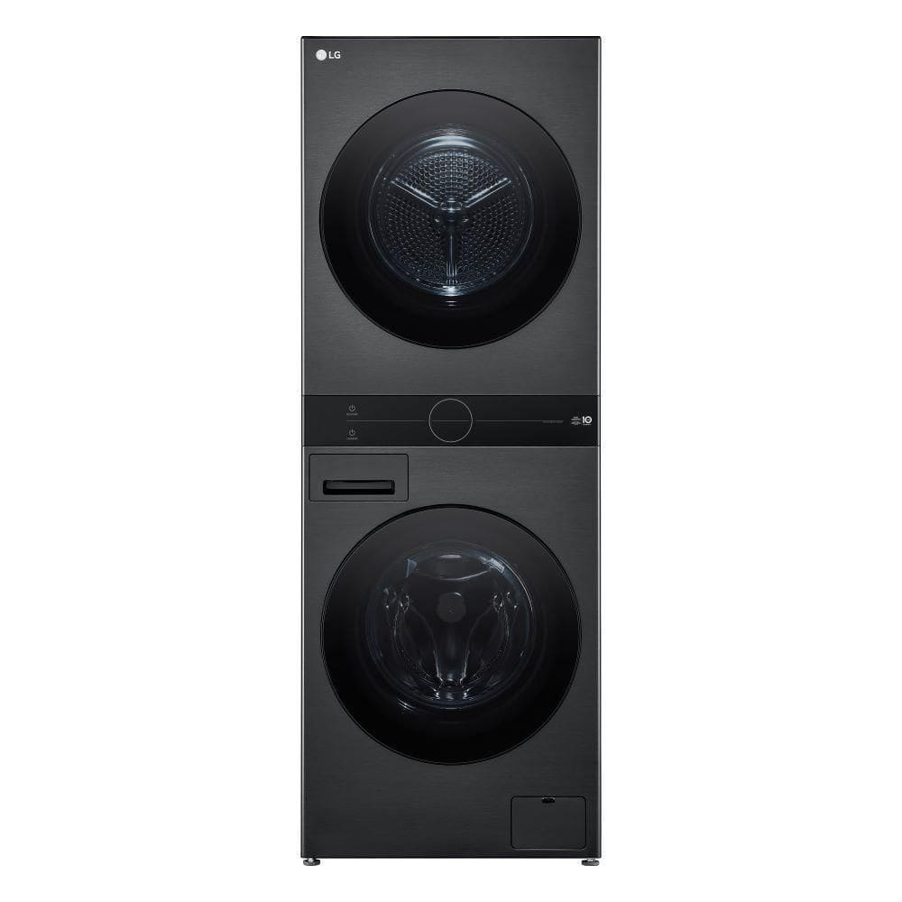 Lava e Seca Torre WashTower 14kg Black Inox 127V