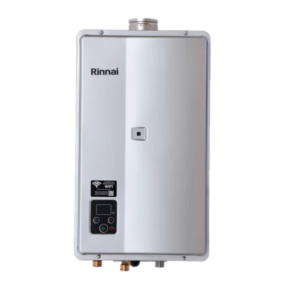 Aquecedor de Água a Gás Rinnai E33 GN 33 Litros Prata Bivolt