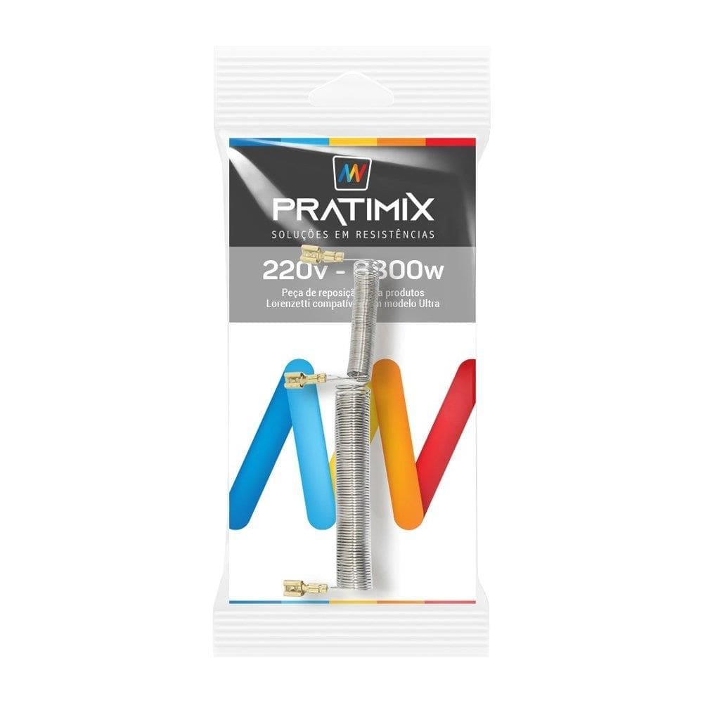 Resistencia Pratimix Chuveiro Loren Shower Eletrônica Tipo L 220V 6800W