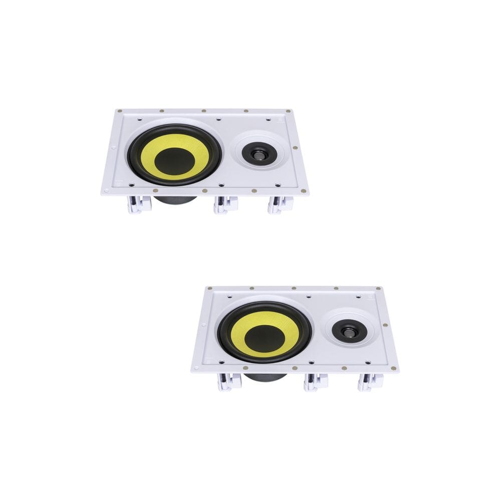 Kit 2 Caixas De Som Retangulares de Embutir JBL CI Plus 6R 160w Rms - Branca