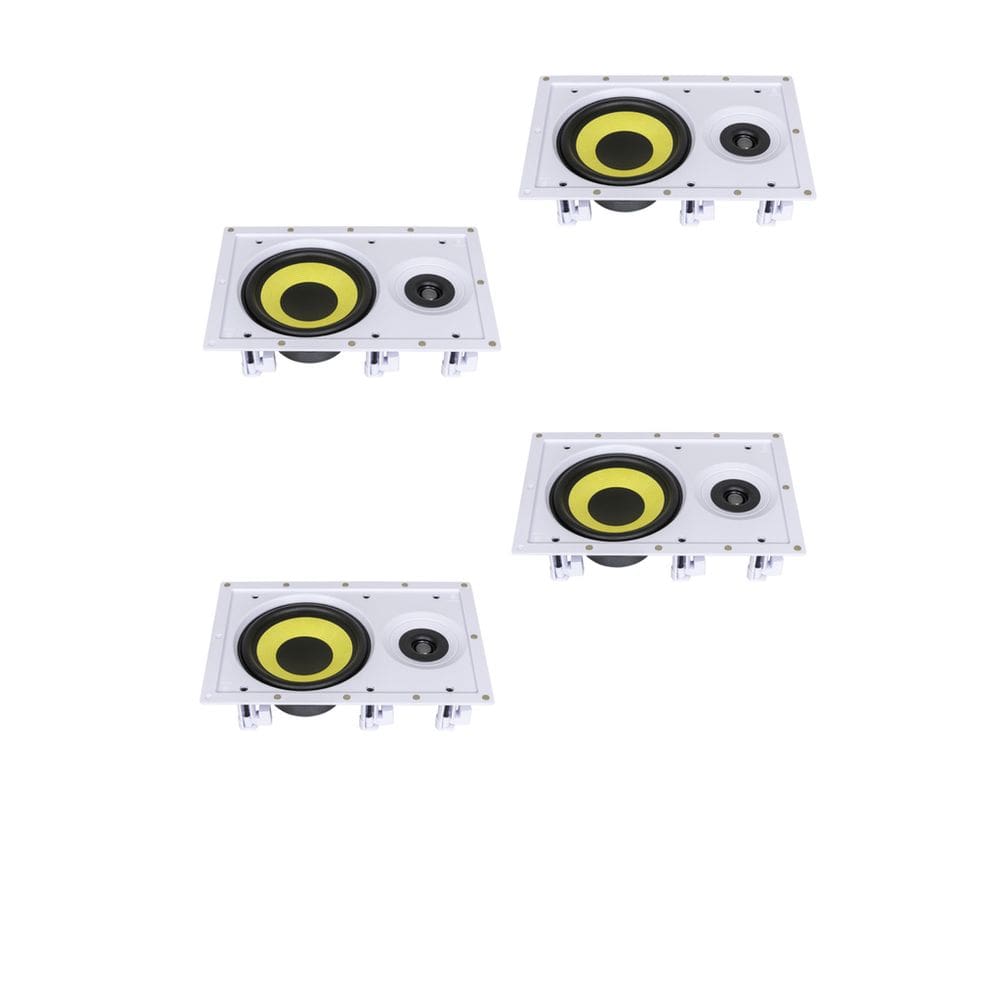 Kit 4 Caixas De Som Retangulares de Embutir JBL CI Plus 6R 160w Rms - Branca