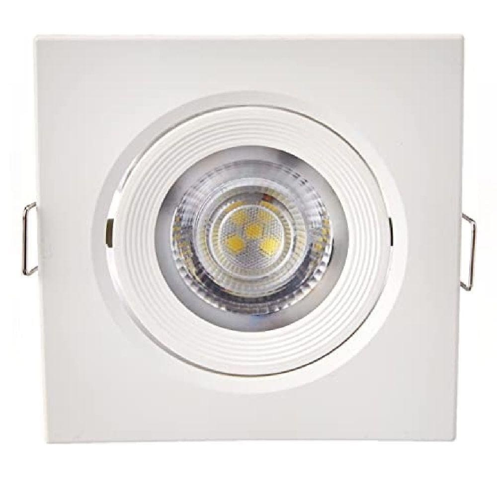 Spot Led De Embutir Quadrado 5w 6500k Bivolt Foxlux