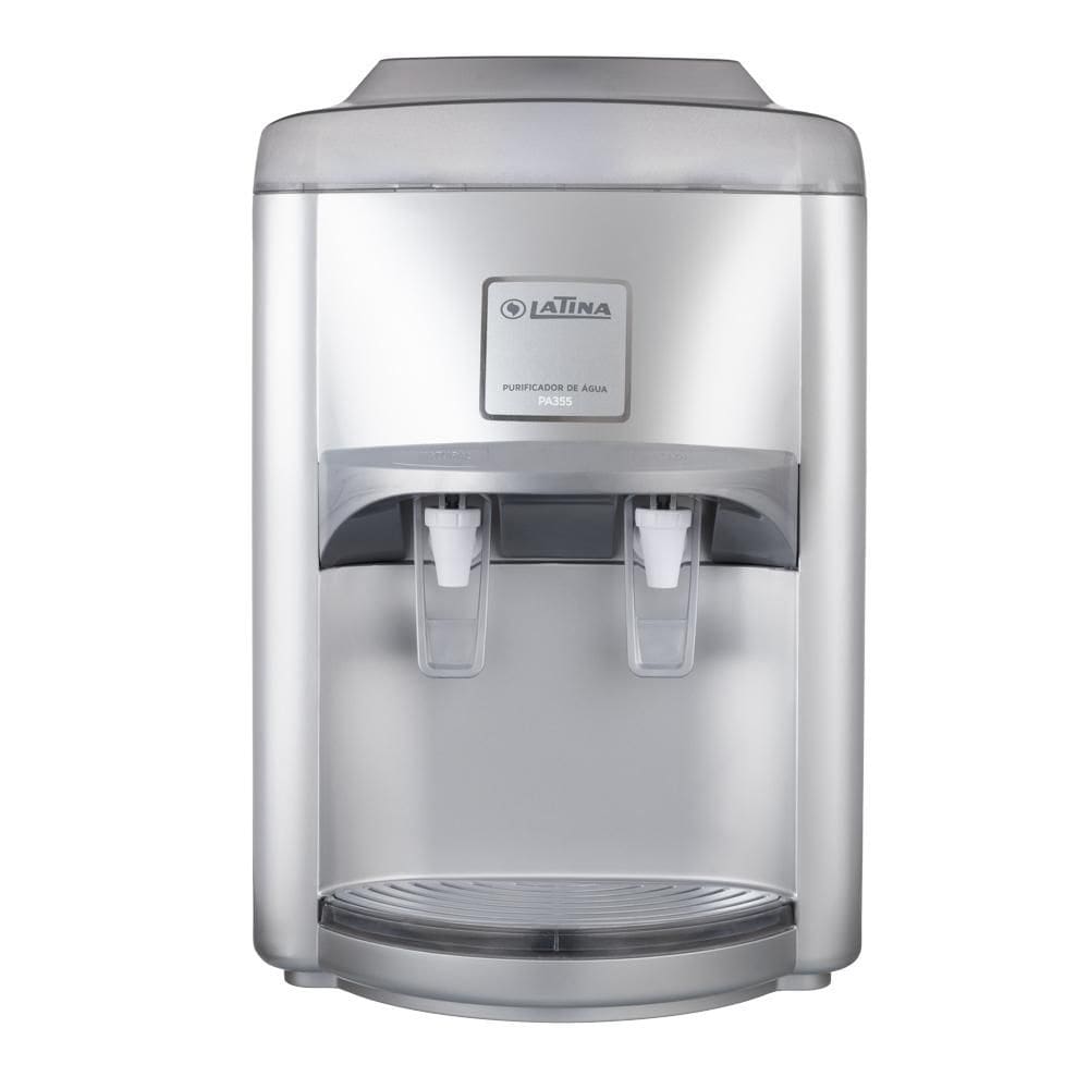 Purificador de Água Gelada e Natural Latina PA355 com Compressor Prata 127V