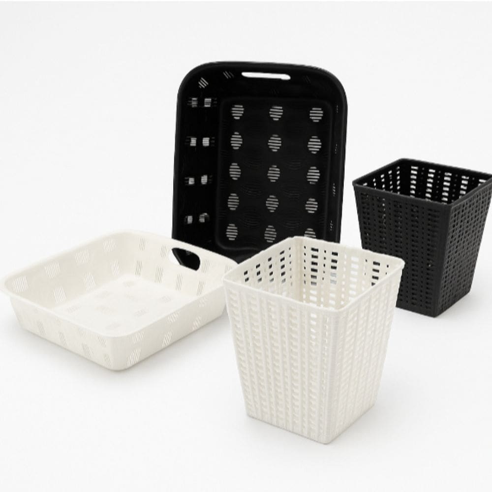 Kit Cesta Retangular e Telada Porta treco e Cesta Multiuso