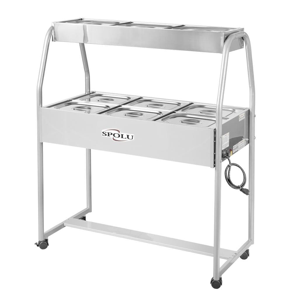 Buffet Combinado Spolu 6 Cubas Quentes 3 Cubas Frias 127V SPL-507CO