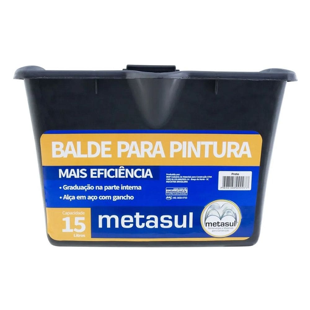 Bandeja Pintura Caçamba Plastica 15LT Metasul
